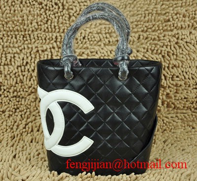 Replica Chanel Ligne Cambon Tote Bags CC 9004 Black On Sale